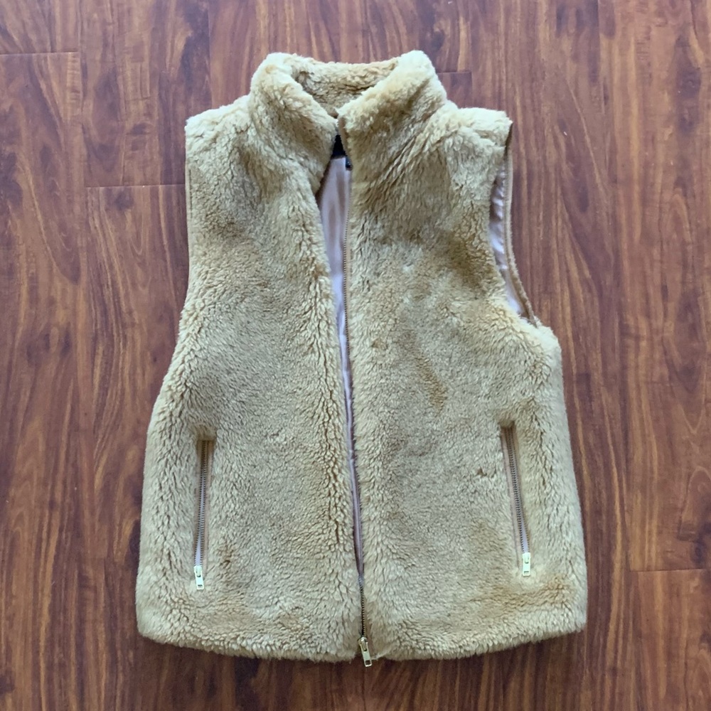 JCrew Teddy vest